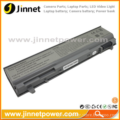 For Dell Latitude E6400 E6500 Laptop Batteries 6 Cell 11.1v 4400mah